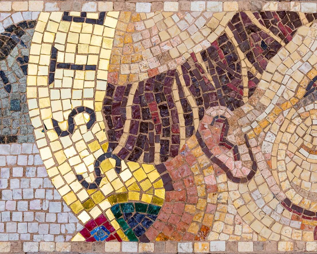 A custom religious mosaic