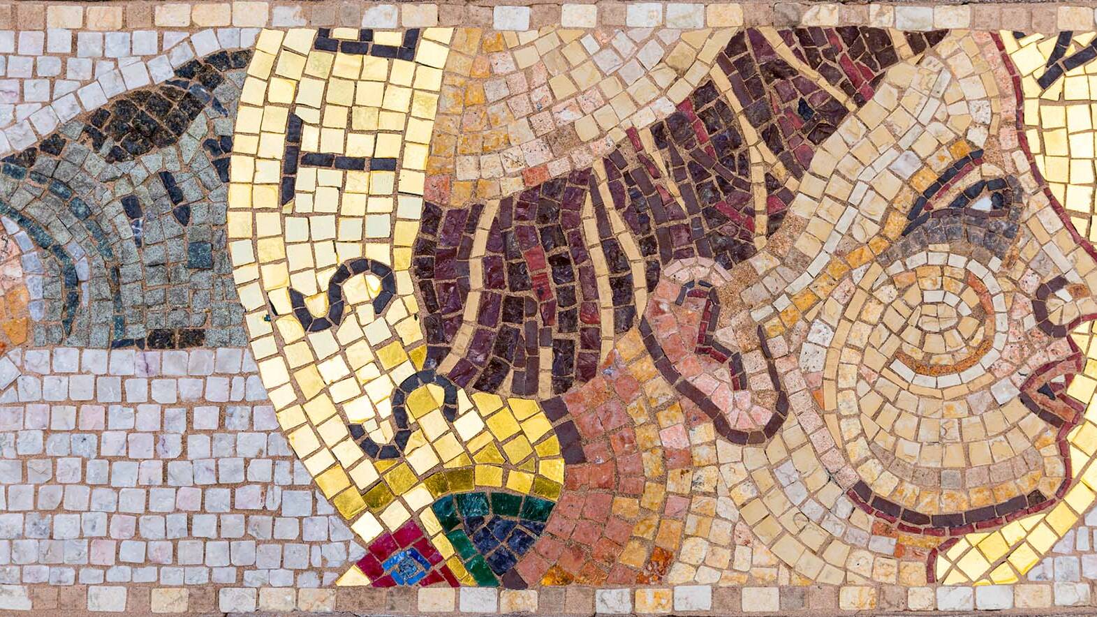 A custom religious mosaic